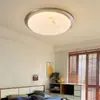 Lámpara de Techo Nube, Estilo Vintage Crema, Protección Ocular, Iluminación de Espectro Completo para Habitación Infantil, Mármol Imitación, Estilo Mid-Century