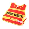 Ropa de Bombero para Niños Casa de Juegos Juguete Cosplay Disfraz de Cosplay Profesional Disfraz de Actuación