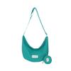 Bolsa Dumpling de Color Sólido de Gran Capacidad Bolsa de Compras Simple Bolso de Hombro para Mujer a la Moda Bolso de Lona con Textura