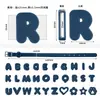 Coleira de Silicone para Animal de Estimação Nome do Animal DIY 26 Letras Coleira com Contas de Silicone Gato Animal de Estimação Coleira de Desenho Animado