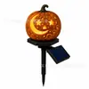 Nuevo producto transfronterizo: Luces de calabaza solares brillantes de Halloween de Amazon, accesorios decorativos para fiestas de Halloween