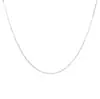 Plata de Ley S925 Chapada en Oro de 18K, Cadena Delgada para Superponer, Versátil para el Uso Diario, Collar con Colgante Delicado, Collar de Plata de Ley, Cadena para la Clavícula, Cadena para el Cuello