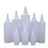 Atacado do fabricante 100ml--500ml frascos semitransparentes com bico pontiagudo, frascos tipo squeeze para tinta, frascos dosadores de tinta, frascos para cola