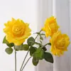 Hidratante Toque de Mão Rosa Austin Simulada Decoração Interna Suave Decoração de Mesa Arranjo de Flores Arranjo de Flores Flor Artificial Atacado