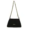 Bolso de Almacenamiento de Moda de Nicho para Mujer, Nuevo Bolso de Hombro con Cadena Otoño/Invierno, Bolso Tote Versátil Elegante de Gamuza