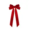 Accesorio para el Cabello con Lazo Rojo Grande de Año Nuevo para Niños Adorno para el Cabello Hanfu Pinza para el Cabello Linda con Borla para Niña Pinza para el Cabello de Año Nuevo para Niña