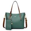 Bolso Tote de Diseño Único Madre-Hijo para Mujer, Bolso de Mano Suave de Cuero de Gran Capacidad con Correa Ancha para el Hombro, Versátil Set de Dos Piezas Cruzado