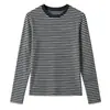 Camada Base de Caxemira Feminina Outono e Inverno Novo Estilo Leve Macio Roupa Íntima Top de Gola Redonda Amigo da Pele Tricô Suéter Minimalista