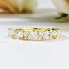 Joyería Longlongjin nuevo anillo de circonita en forma de pera 3 * 4 mm gota de agua para mujer europeo y americano transfronterizo anillo de venta caliente