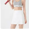 2026 Nueva Falda Corta Deportiva, Falda de Tenis, Falda plisada de verano de línea A de cintura alta anti-exposición, Falda de seda helada con protección solar