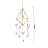 Ins luz y sombra cristal campana de viento colgante campanas sala de estar habitación ventana adorno colgante onírico arcoíris regalo atrapasoles