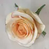 Cabeça de flor rosa flor artificial acessórios de flor de rosa flor decorativa flor para fotografia flor de seda flor de simulação artificial cabeça de flor