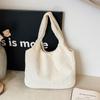 Bolso de Hombro de Pana Transfronterizo de Gran Capacidad, Nuevo Estilo de Moda Otoño 2026, Estilo Casual Simple Perezoso, Moderno