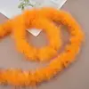 Tira de plumas planas de color directo de fábrica Tira de lana de pavo materiales de decoración manualidades regalo de Navidad DIY