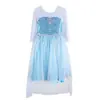 Vestido infantil vestido manga longa fio transparente lantejoulas vestido princesa atacado