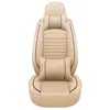 Cojín para asiento de coche cuatro estaciones universal funda de asiento de cuero completo nueva funda de asiento completamente cerrada de alta gama especial para coche cubierta de cojín de asiento