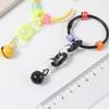 Llavero de Campana Creativo DIY Cadena de Color Cadena para Funda de Teléfono Móvil Colgante de Muñeca Accesorios para Llaves Colgante para Bolso