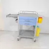Carrinho de Entrega de Medicamentos de Dupla Face Médica em ABS de Fábrica, Carrinho de Distribuição de Medicamentos, Carrinho Multifuncional de Cuidados de Farmácia de Dupla Face, Vários Modelos
