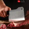 Cuchillo de Cocina Forjado a Mano Hogareño Afilado Cuchillo para Cortar Huesos Corte de Carne Picador de Cocina Chef de Cocina Cuchillo Picador de Doble Propósito