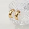 Design de Fábrica Fonte Brincos de Luxo Nicho em Forma de C Estilo Europeu e Americano Brincos Simples Brincos da Moda em Estoque