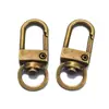 Liga de Zinco Cor Conservada Fivela de Porta Giratória Chaveiro Acessórios para Joias DIY Conector de Fivela de Mola Fivela de Pendurar Bolsa Atacado