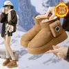 Zapatos eléctricos calefactables recargables, botas de nieve con forro de felpa, zapatos cálidos de cuero genuino y algodón, zapatos de calefacción eléctrica, zapatos eléctricos calefactables para caminar