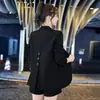 Blazer Negro para Mujer, Estilo Coreano, Nuevo Modelo Primavera y Otoño 2025, Moda Callejera de Alta Gama, Diseño Casual, Traje Pequeño