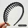 Diadema de celebridad de Internet (2022), con aro dentado antideslizante, sello para el cabello, flequillo, artefacto para cabello roto.