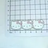 Nuevo Brillo Gato Kt Triple Cabeza de Gato Pieza Acrílica Accesorios Joyería DIY Pasador Decoración para Funda de Teléfono Imán para Nevera