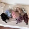 Presilha Banana Plissada Cor Sólida em Formato de Nuvem para Adicionar Volume, Presilha de Cabelo de Rabo de Cavalo de Alta Qualidade e Exquisite, Acessório de Cabelo Presilha Torcida
