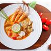 Base de Sopa Tom Yum Lobo Original Base para Hot Pot Tailandés 30g Condimento para Sopa Ramen Tom Yum Tailandés Paquete de Sopa
