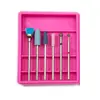 Kit de cabeza pulidora de uñas al por mayor de fábrica, cabezal de pulido de diamante, combinación de cepillo de cuarzo, herramienta de cabeza pulidora de uñas
