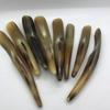 11-18cm Amarillo cristal medio palo Tianlan raspador cuerno raspado Tabla medio raspado espalda amarillo medio palo de masaje