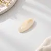 Horquilla de Acetato Forma de Gota de Agua de Gama Alta Pinza de Pato Ámbar Pinza Pequeña para Niña Linda Pinza para Flequillo Lateral