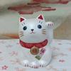 Le Meow Cerâmica Pintada Forno Yakushi Japonês Genuíno Ornamentos Gato da Sorte Cofre Gato