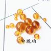 Vidro de cabaça contas redondas diy cortina divisória de quarto bolsa de material com contas feitas à mão contas soltas de cristal pesando jin