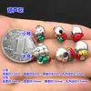 S999 Plata de Pie Azul Quemado Goteo de Pegamento Serpiente Pequeña Serpiente del Zodiaco Cuerda de Mano Tejida Pulsera Collar Accesorios Hechos a Mano para Manualidades