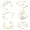 Pulseira suit Europa e Estados Unidos fornecimento transfronteiriço moda personalidade exagerada padrão irregular flor oca abertura retrô