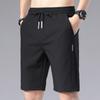 Fabricante de Origem Shorts Masculinos de Verão Seda Gelo Fino Roupa Exterior Secagem Rápida Calças Largas de Basquete Cinco Pontos Calças Esportivas Casuais