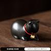 Adornos Creativos de Cerámica para Mascota de Té Lindo Gato Lindo de la Suerte Decoraciones para Juego de Té Soporte de Mano Soporte para Bolígrafos Soporte para Palillos