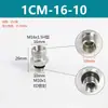 Adaptador hidráulico acero 45# Yonghua cono de 24 grados férula sello ED fitting para manguera 1CB 1CM 1DB 1DM