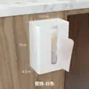 Td61 Porta-Papel Higiênico Adesivo de Parede Armazenamento Fixo Invertido Porta-Lenços de Carro Prateleira Simples de Barra Montada no Teto