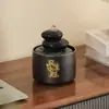 Adorno de Flujo de Agua de Piedra Apilada, Decoración de Escritorio Estilo Zen Chino, Decoración para Oficina y Sala de Estar, Agua Circulante que Atrae la Riqueza, Regalo de Inauguración