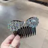 Peine de Cristal Estilo Coreano de Lujo Ligero para Mujer, Nuevo Modelo 2026, Versátil para el Uso Diario, Peine para Moño para Recoger el Cabello Suelto en la Parte Posterior de la Cabeza