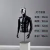 Modelo masculino para vitrine de loja de roupas, rosto galvanizado, manequim masculino de corpo inteiro, manequim de exposição