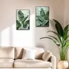 Sala de estar Vestíbulo Pintura Decorativa de Hojas Pintura Colgante Pasillo Dormitorio Mural Decoración de Pared de Fondo de TV Pintura al Óleo Stock Disponible