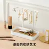 Caixa de Armazenamento de Joias para Mesa Atacado Porta-Joias para Pulseiras e Brincos Femininos Exibidor Rack de Exibição Rack de Armazenamento para Finalizar Joias em Casa