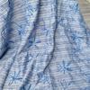 EG-1910041 tela jacquard de algodón bordado bordado de cadeneta bordado en contraste