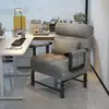 Silla de computadora, plegable para sentarse y acostarse, cama de siesta de oficina, cama de siesta individual, catre de camping portátil, sillón reclinable de doble propósito, sofá cama simple