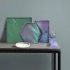 Molde de Resina de Cristal DIY de Amapola, Varias Bandejas para Uso Doméstico, Bandeja Rectangular para Colocar Vasos y Frutas